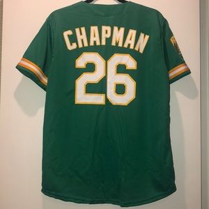 match up Shirts - Oakland A's Chapman jersey match up Shirts - Oakland A's Chapman jersey